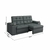Sofá Confort Premium 1,70m Assento Retrátil/reclinável Porta Copos e Usb Suede Cinza - Xflex Cinza - comprar online