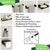 Kit Acessórios Para Banheiro Preto Fosco 6 Peças ELG - comprar online