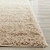 Tapete para Sala Quarto Luxo Liso Peludo Retangular 200x140cm Casen Bege Bege - comprar online