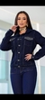 jaqueta jean feminina - loja online