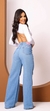 calca jeans flare - Lirioacessorios