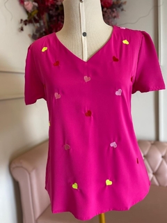 Blusa corações