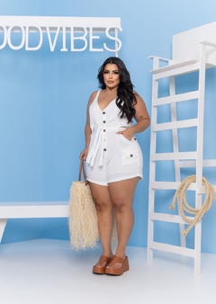 Macaquinho Plus Size Elisa