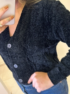 Casaco Tricot Botões - comprar online