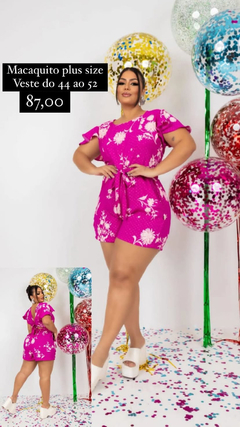 Macaquinho Liz Plus Size - comprar online