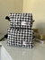 Necessaire Box - Xadrez Preto&Branco - comprar online
