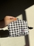 Necessaire Box - Xadrez Preto&Branco - Cherry Bag