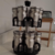 Set x12 Especieros de vidrio-acero rack redondo en internet