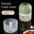 Mini Processador Triturador Elétrico 3 Laminas Moedor Alho Cebola Carne Vegetais Fruta Amendoim Recarregável USB 250ml - loja online