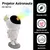 Galaxy e Star Astronaut Projetor, LED Night Light, lâmpada de céu estrelado, decoração do quarto, presentes decorativos para crianças na internet