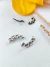 Brinco Ear Cuff de Prata 925 Conchas
