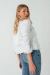 Campera Jean Entallada Blanca ECL 02CP - comprar online