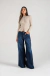 Pantalon Wideleg Palazzo Azul Oscuro ECL P50