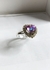Anillo corazón lila