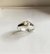 Anillo de corazon blanco
