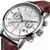 Relógio Quartzo, Cronógrafo, pulseira de Couro Masculino, Relógio Impermeavel - comprar online