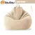 Puff Lounger Sac em Algodão Linho Bean, Bag Capa sem Enchimento - comprar online