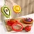 Caixa de poupança de alimentos, reutilizável, preservação de frutas,
