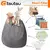 Puff Lounger Sac em Algodão Linho Bean, Bag Capa sem Enchimento - Viagem e Artesanato