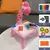 Mesa de Desenho com Projetor LED para Crianças, Conjunto de Pintura, Educativo