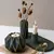 Castiçal e vaso em forma de diamante, Decoração artesanato vela e jarro - comprar online
