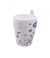 Caneca De Porcelana Com Colher Anna Elsa & Olaf Gelo Frozen 310ml Disney - Melya Presentes