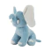 Elefante Azul Orelhas Grandes 26cm - Melya Presentes