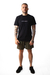 SHORTS BASIC STYLE - GREEN LINEN na internet