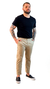 CALÇA BASIC STYLE - CHINO BEIGE na internet
