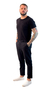 CALÇA BASIC STYLE - CHINO BLACK na internet