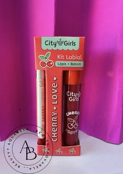 Kit Labial lapis+batom- CITY GIRLS