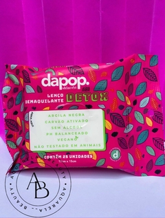 Lenço Demaquilante Detox- DAPOP - comprar online