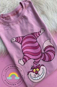 T-Shirt Gato Cheshire- Tamanho G