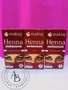Henna para Sobrancelha- MAKIAJ