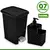 Kit Cozinha Porta Detergente Dispenser E Esponja 500ml Bico Dosador Lixeira Pret na internet