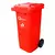 BASURERO QRUBBER 120L ROJO