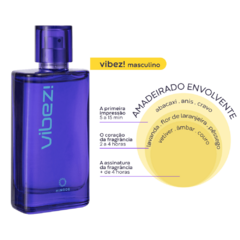 Vibez Deo Colônia Masculino 75ml - loja online