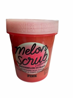 Esfoliante Corporal Victoria's Secret Melon Scrub Pink com cristais de açúcar 283g - comprar online