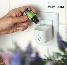 Aromatizador Elétrico Via Aroma Standard Branco ou Preto - comprar online
