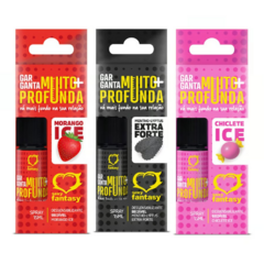 GARGANTA MUITO MAIS PROFUNDA ICE DESSENSIBILIZANTE EM SPRAY BEIJÁVEL 15ML SEXY FANTASY