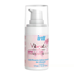VIBRATION GEL EXCITANTE QUE VIBRA POWER SABOR ALGODÃO DOCE 17ML INTT
