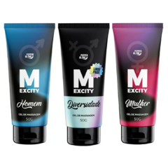 M EXCITY GEL DE MASSAGEM COMESTÍVEL 50G PEPPER BLEND