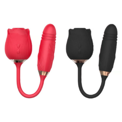 ESTIMULADOR CLITORIANO COM ESTIMULADOR PONTO G E 10 MODOS DE VAI E VEM ME AME SEX TOYS