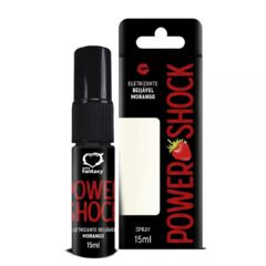 POWER SHOCK EXCITANTE ELETRIZANTE BEIJÁVEL UNISSEX 15ML SEXY FANTASY