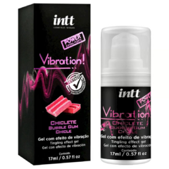 VIBRATION GEL EXCITANTE QUE VIBRA SABOR CHICLETE 17ML INTT