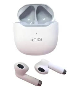 Fone De Ouvido Sem Fio Bluetooth 5.1 Kaidi Cor Branco - Shopmoving19