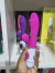 Vibrador ponto G com estimulador clitoriano – Recarregável