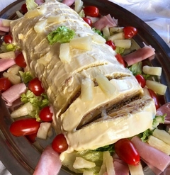 Pionono de jamón y queso