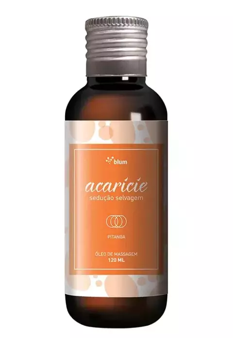 Acaricie óleo para massagem blum