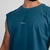 Camisa Cut Sleeve Tank (Azul Petróleo) - comprar online